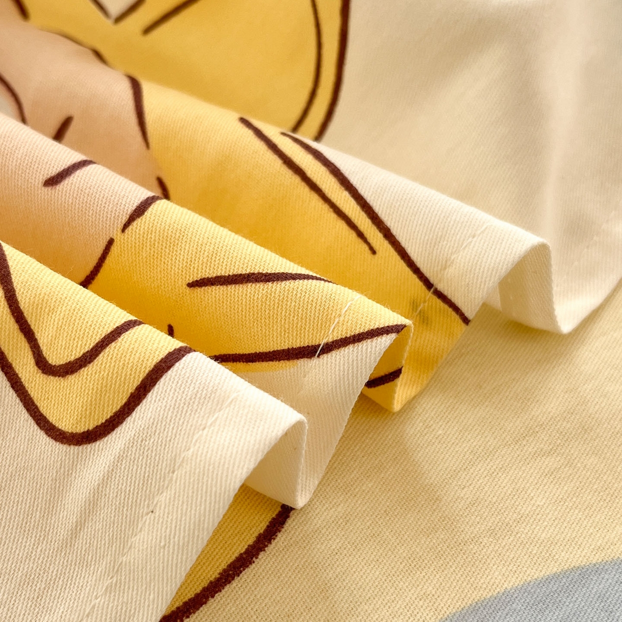 91家纺网 家纺一手货源 找家纺 莱通家纺 2026春夏新款全棉12868印花四件套单品系列-单床单 星星仔的梦