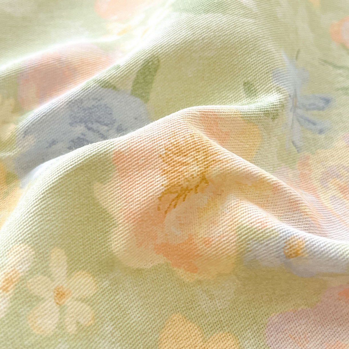 91家纺网 家纺一手货源 找家纺 莱通家纺 2026春夏新款全棉12868印花四件套单品系列-单床单 栀子花语