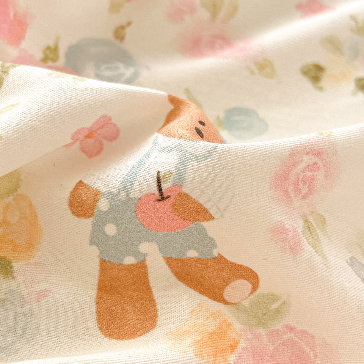 91家纺网 家纺一手货源 找家纺 莱通家纺 2026春夏新款全棉12868印花四件套单品系列-单床笠 梦露乐园