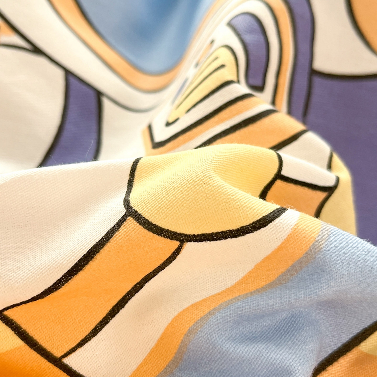 91家纺网 家纺一手货源 找家纺 莱通家纺 2026春夏新款全棉12868印花四件套单品系列-单床笠 太空梦乐园