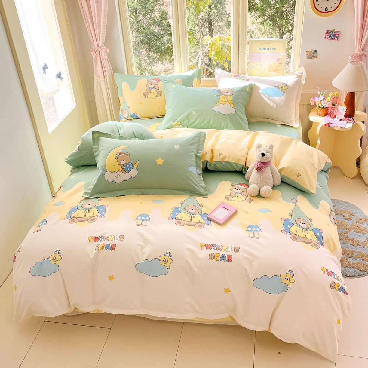 91家纺网 家纺一手货源 找家纺 （总）莱通家纺 2026春夏新款全棉12868印花四件套单品系列-单被套