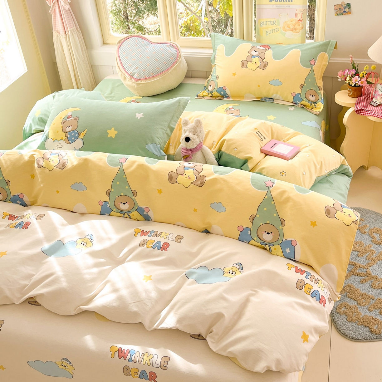 91家纺网 家纺一手货源 找家纺 （总）莱通家纺 2026春夏新款全棉12868印花四件套单品系列-单被套