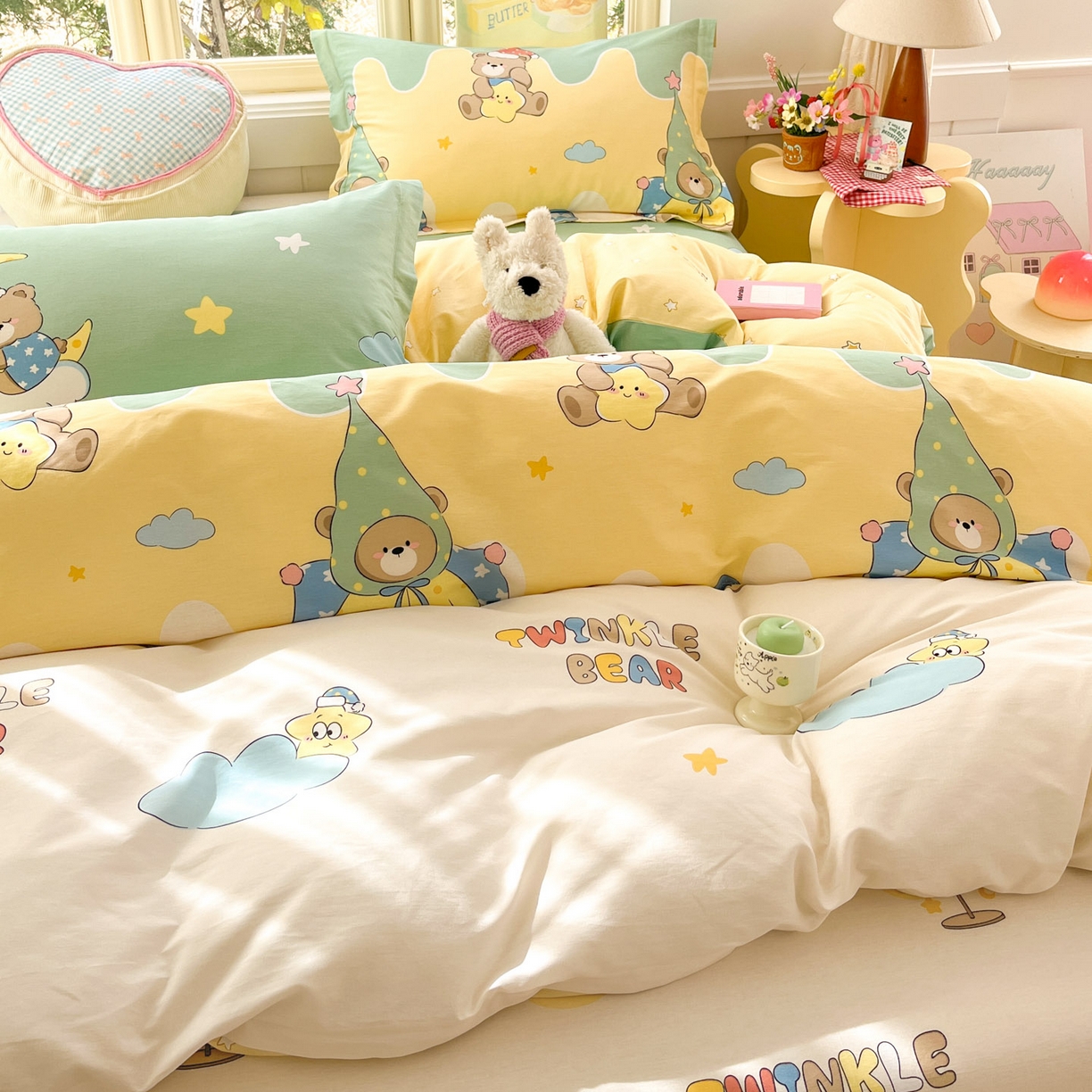 91家纺网 家纺一手货源 找家纺 （总）莱通家纺 2026春夏新款全棉12868印花四件套单品系列-单被套