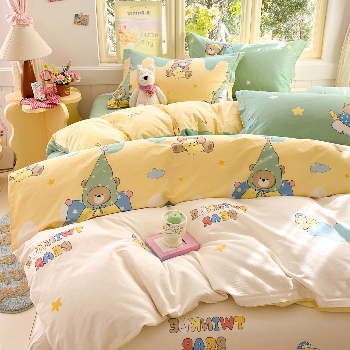 91家纺网 家纺一手货源 找家纺 （总）莱通家纺 2026春夏新款全棉12868印花四件套单品系列-单被套