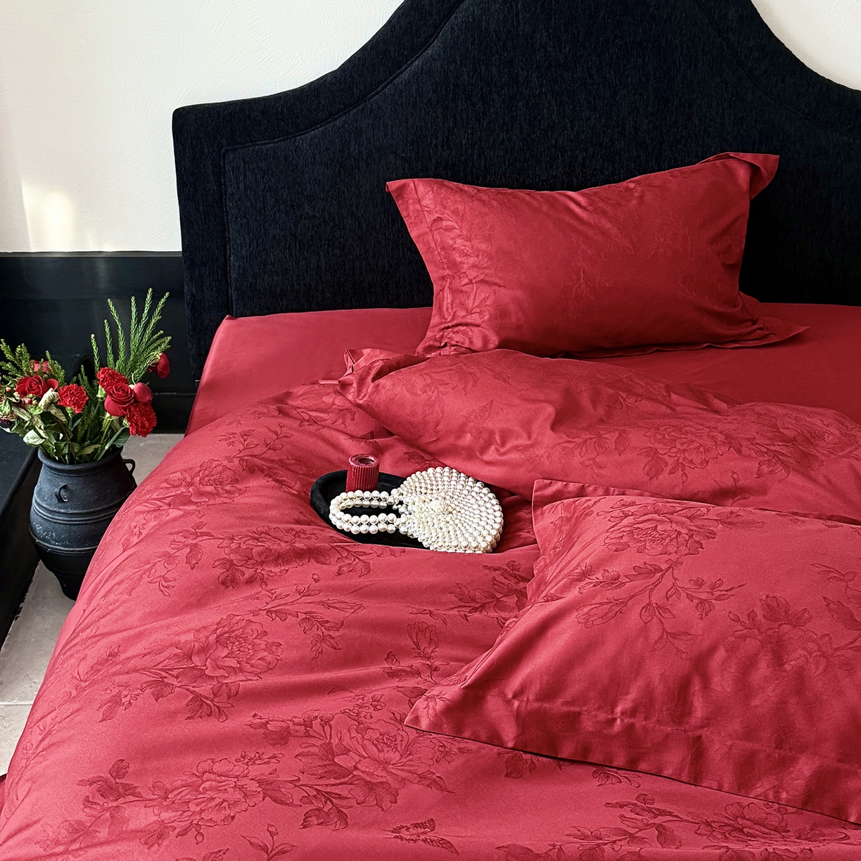 91家纺网 家纺一手货源 找家纺 鹿班家居 2025新款夏季60S莱赛尔提花夏被系列—浅海繁花【 标准会员-20元】 浅海繁花-白色