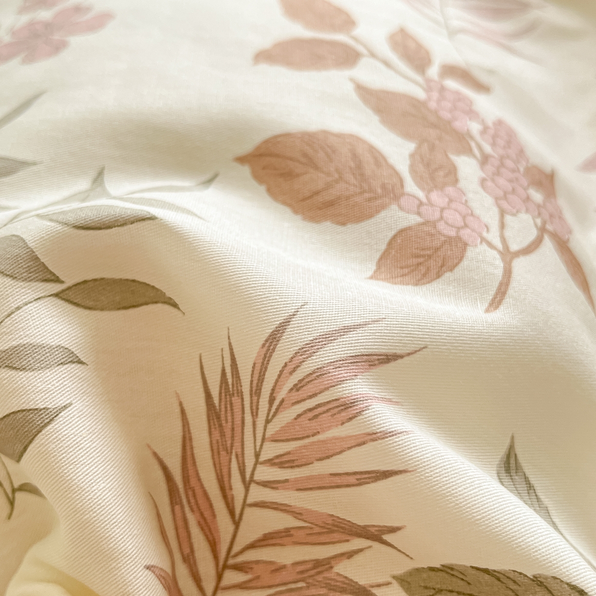 91家纺网 家纺一手货源 找家纺 花梦欣 2026新款全棉纯棉印花花卉款四件套 洛克庄园红