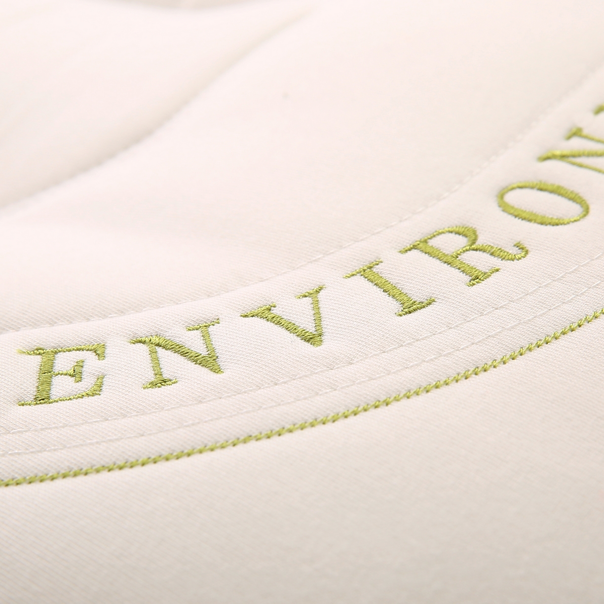 91家纺网 家纺一手货源 找家纺 永乐枕芯 2025新款英文刺绣按摩枕枕头枕芯 英文刺绣按摩枕-绿色