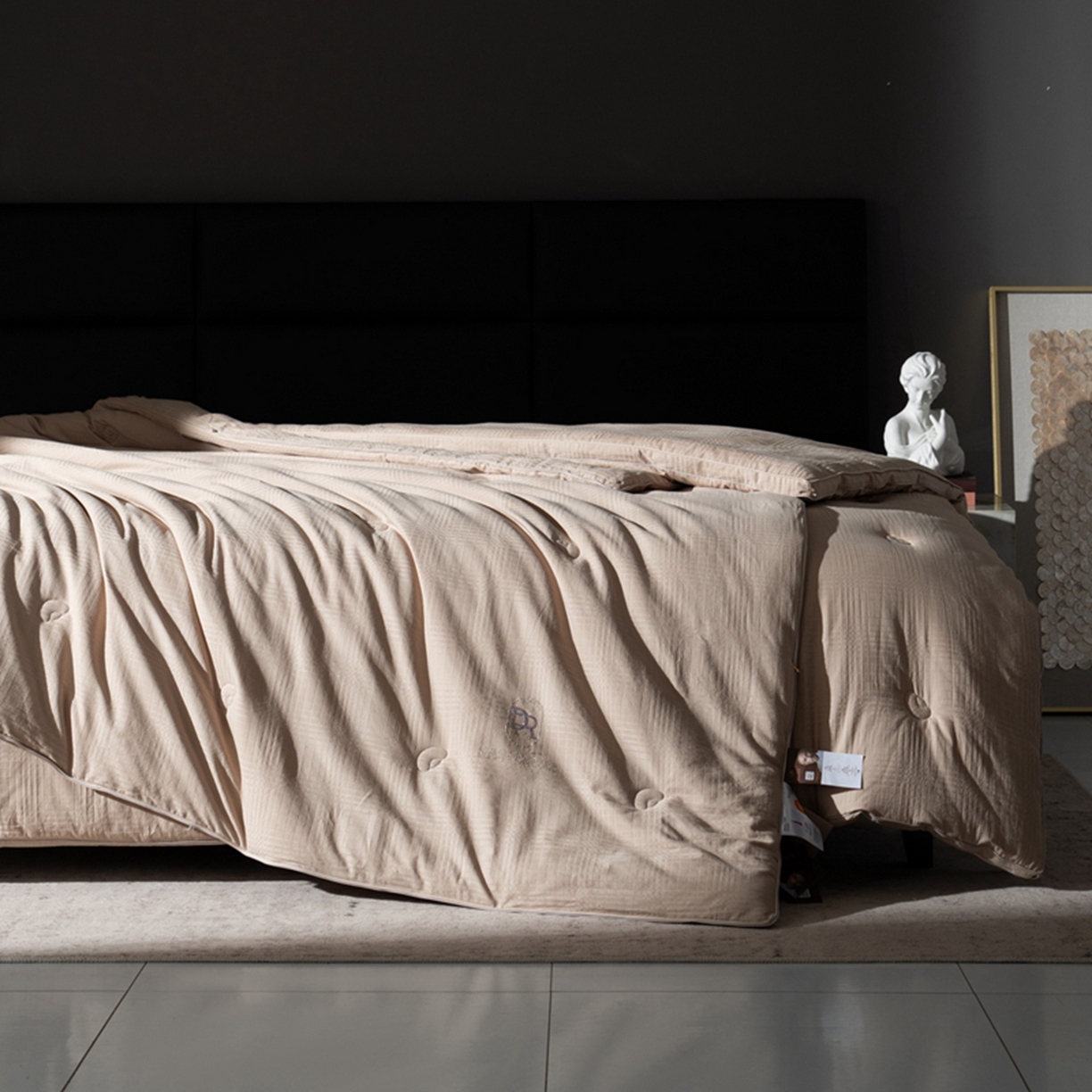 91家纺网 家纺一手货源 找家纺 （总）双层纱家居 2025新款纯棉大豆子母被被子被芯