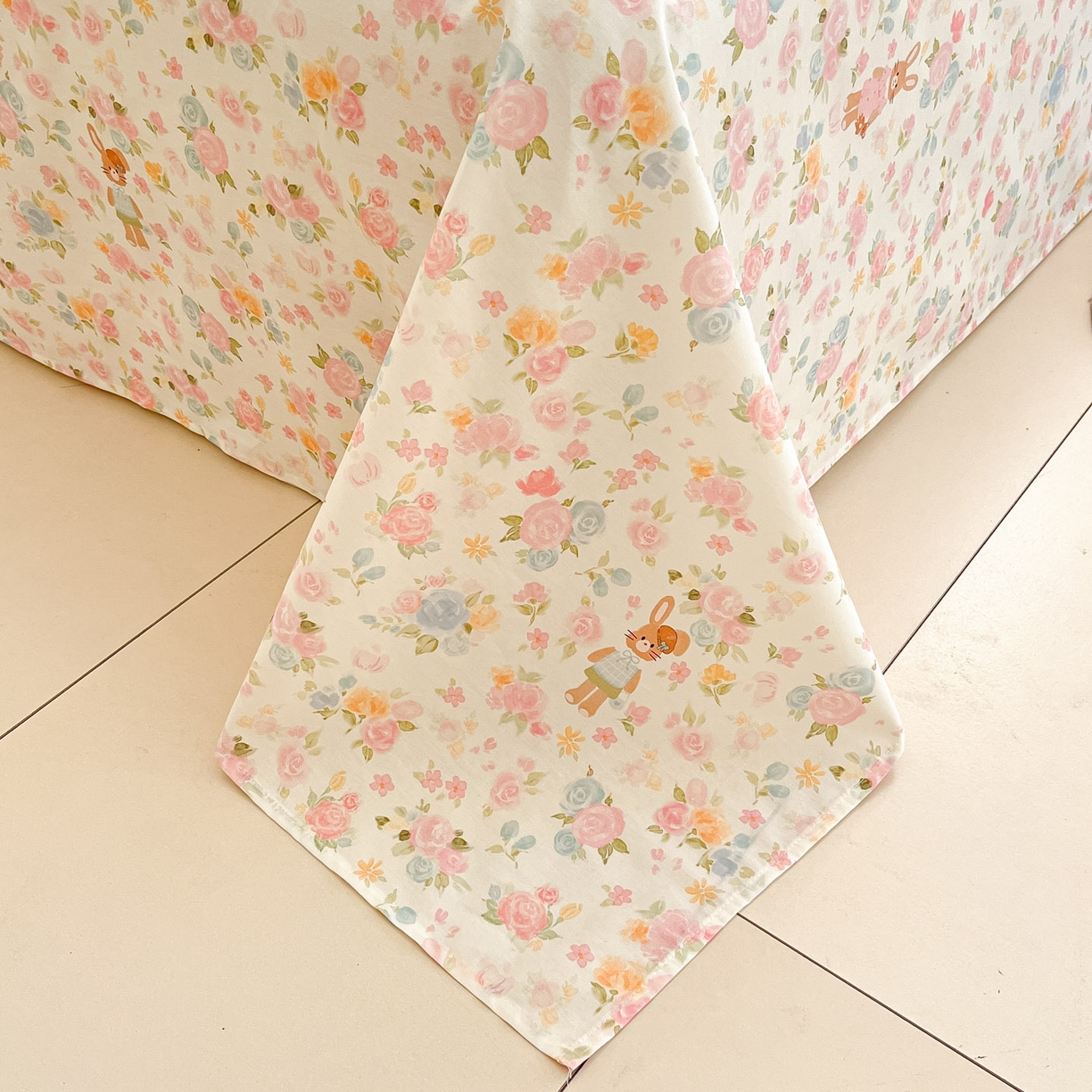 91家纺网 家纺一手货源 找家纺 莱通家纺 2026春夏新款全棉12868印花四件套单品系列-单被套 梦露乐园