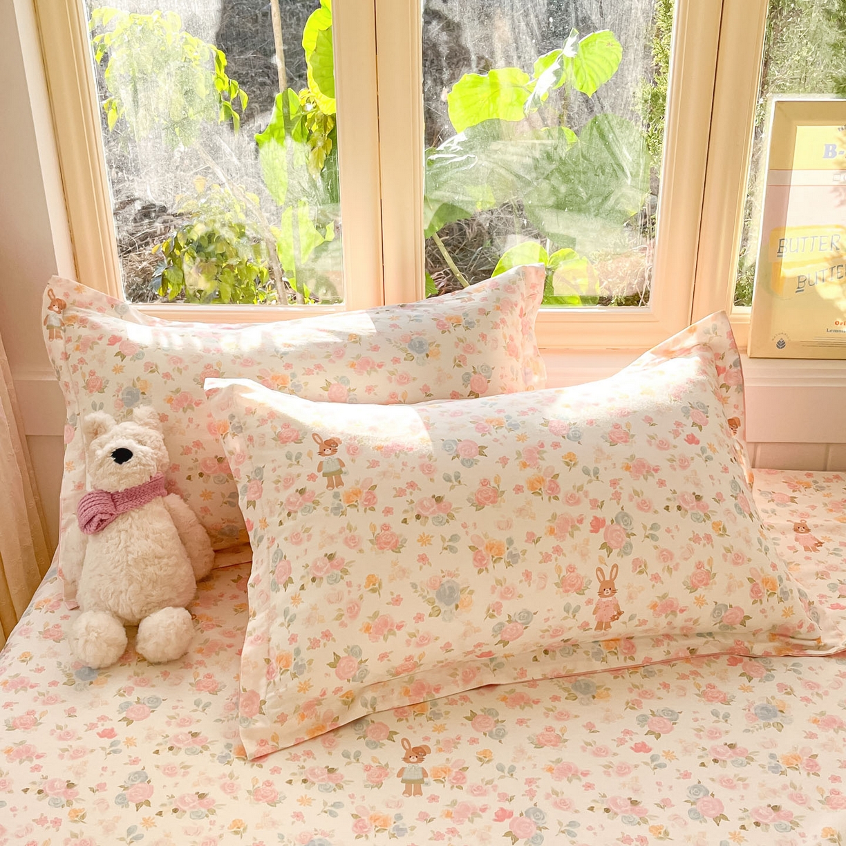 91家纺网 家纺一手货源 找家纺 莱通家纺 2026春夏新款全棉12868印花四件套单品系列-单被套 梦露乐园