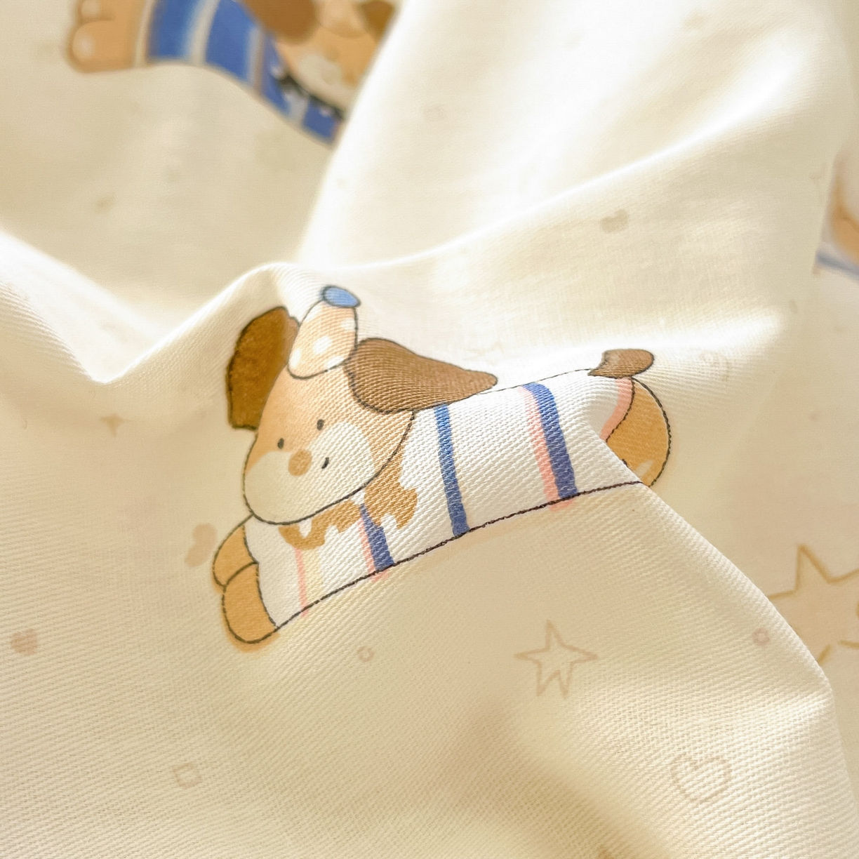 91家纺网 家纺一手货源 找家纺 莱通家纺 2026春夏新款全棉12868印花四件套单品系列-单被套 魔法小柴