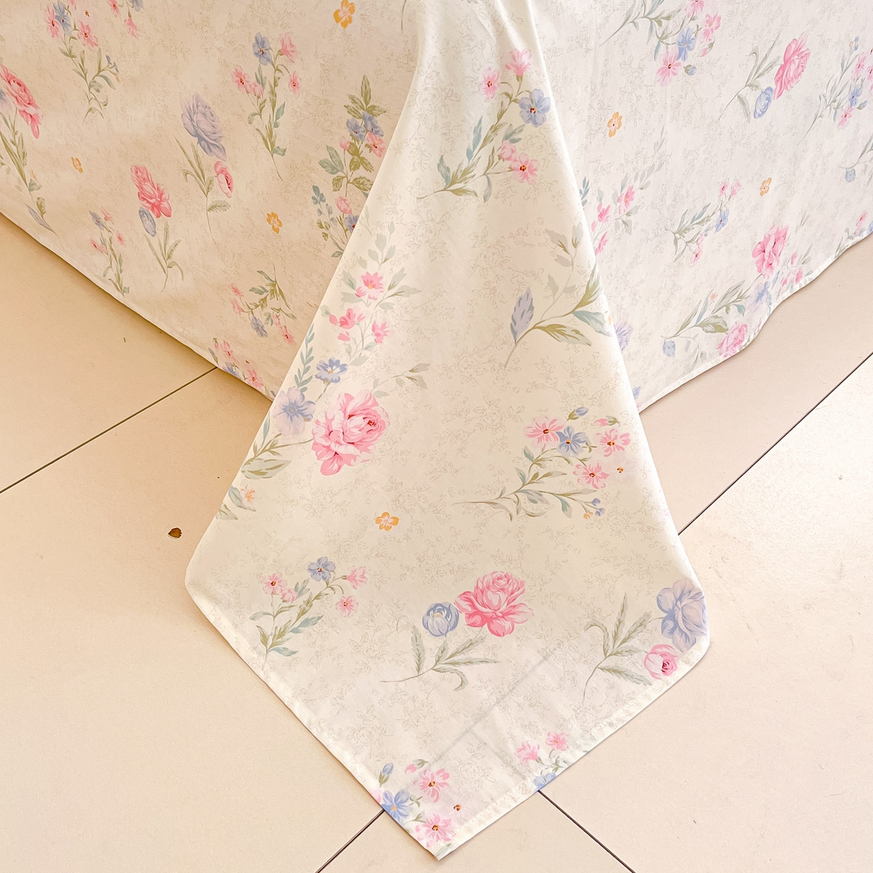 91家纺网 家纺一手货源 找家纺 莱通家纺 2026春夏新款全棉12868印花四件套单品系列-单被套 芜晴花