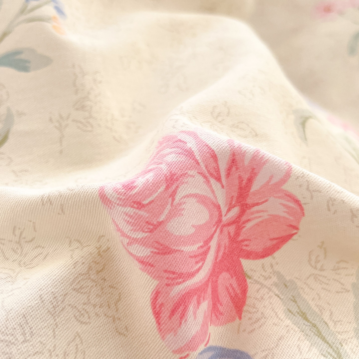 91家纺网 家纺一手货源 找家纺 莱通家纺 2026春夏新款全棉12868印花四件套单品系列-单被套 芜晴花