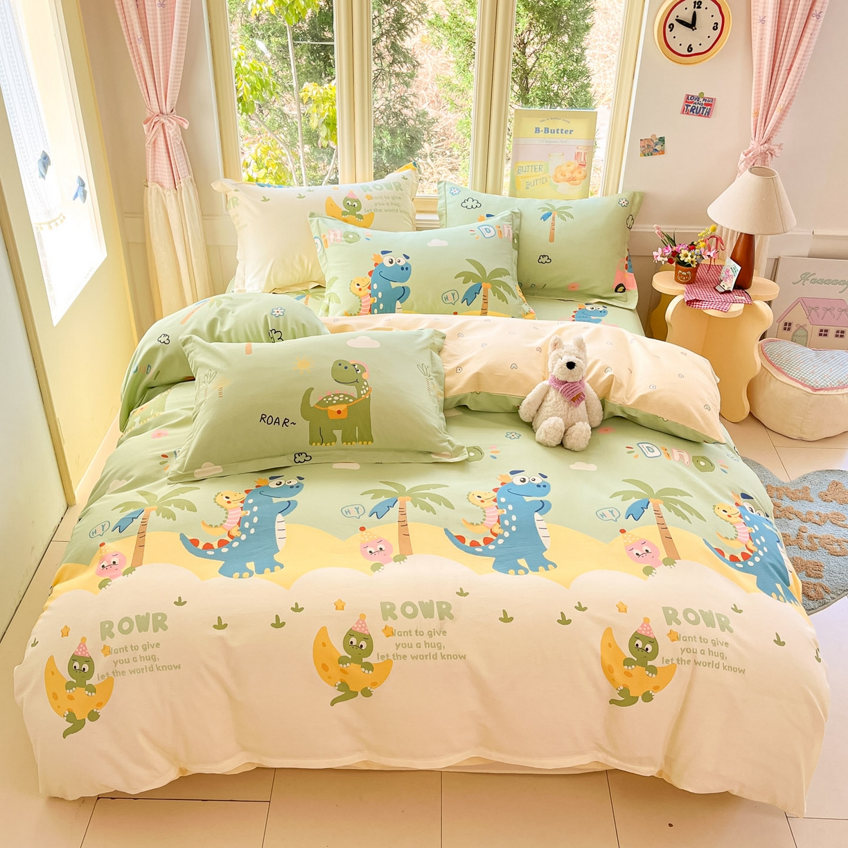 91家纺网 家纺一手货源 找家纺 （总）莱通家纺 2026春夏新款全棉12868印花四件套单品系列-四件套