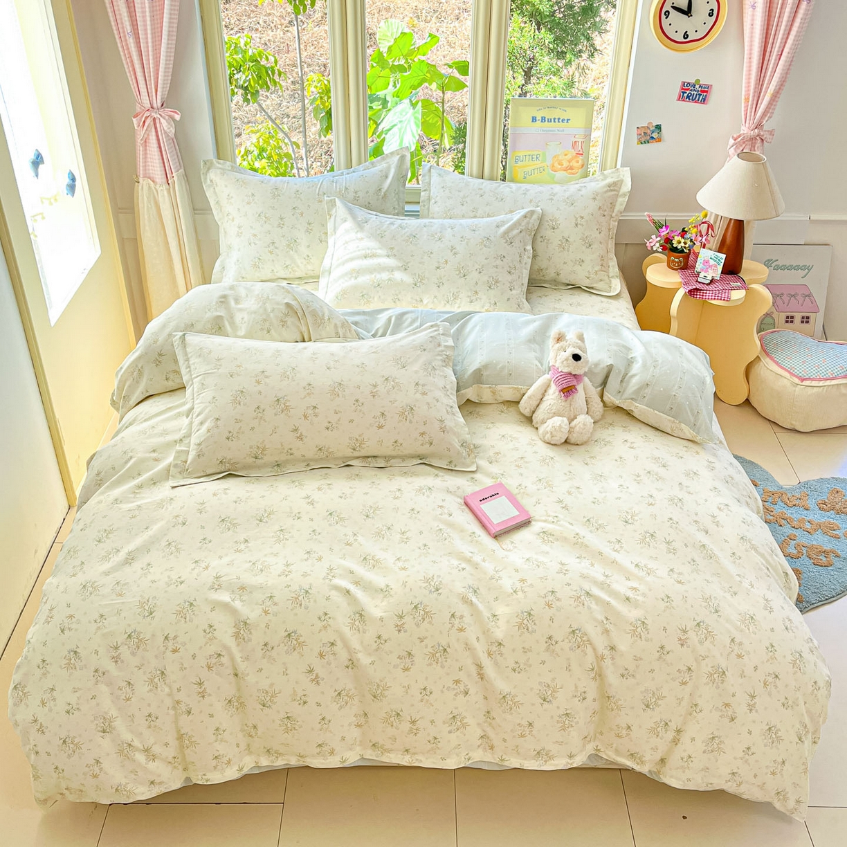 91家纺网 家纺一手货源 找家纺 （总）莱通家纺 2026春夏新款全棉12868印花四件套单品系列-四件套