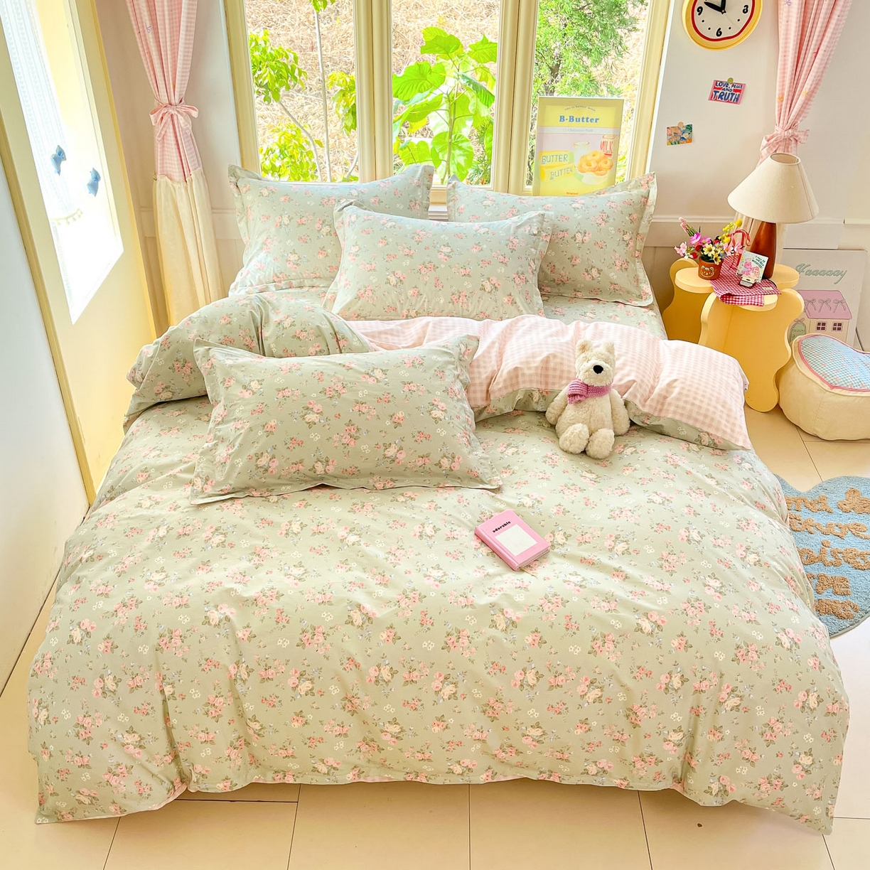 91家纺网 家纺一手货源 找家纺 （总）莱通家纺 2026春夏新款全棉12868印花四件套单品系列-四件套