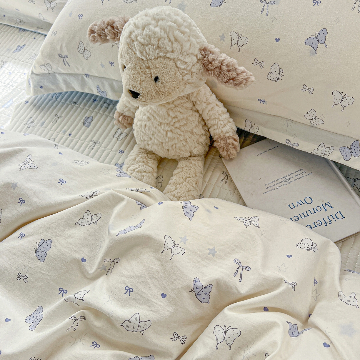 91家纺网 家纺一手货源 找家纺 一比一家纺 2026新款亲肤舒适仿棉印花床盖四件套 逐梦