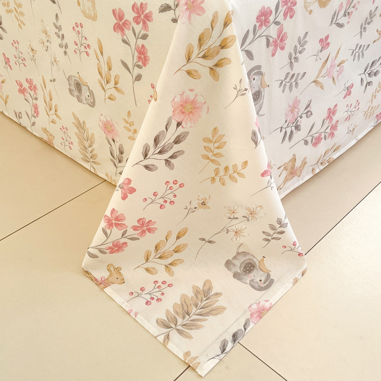 91家纺网 家纺一手货源 找家纺 莱通家纺 2026春夏新款全棉12868印花四件套单品系列-四件套 自然手记