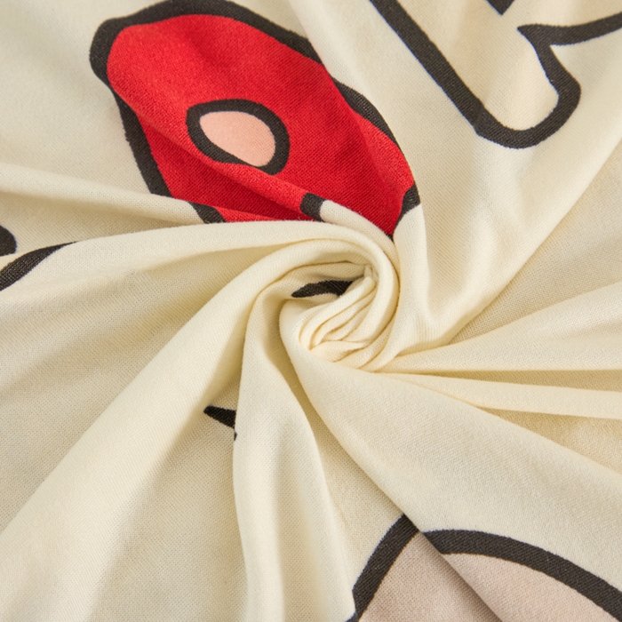 91家纺网 家纺一手货源 找家纺 兴俪韵家纺 2025新款裙边款图案双扶手沙发套 小蝴蝶