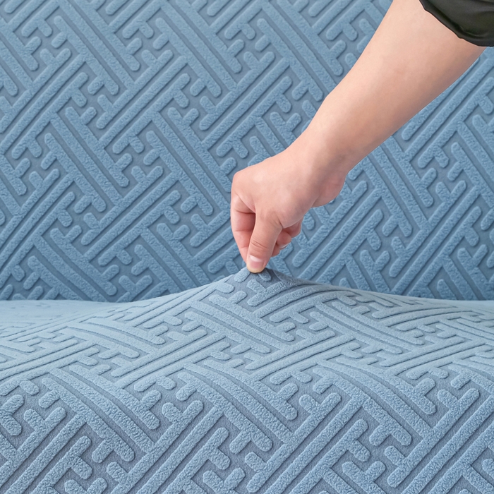 91家纺网 家纺一手货源 找家纺 （总）兴俪韵家纺 2025新款裙边款非字格双扶手沙发套