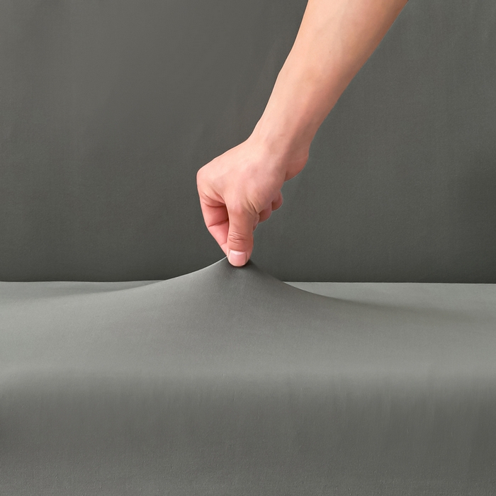 91家纺网 家纺一手货源 找家纺 （总）兴俪韵家纺 2025新款裙边款纯色双扶手提花绒沙发套