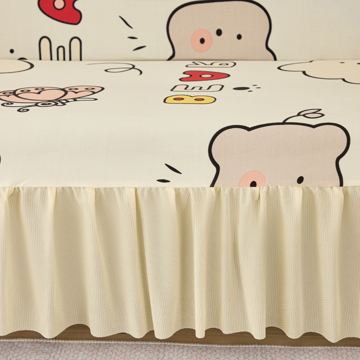 91家纺网 家纺一手货源 找家纺 （总）兴俪韵家纺 2025新款裙边图案沙发床套