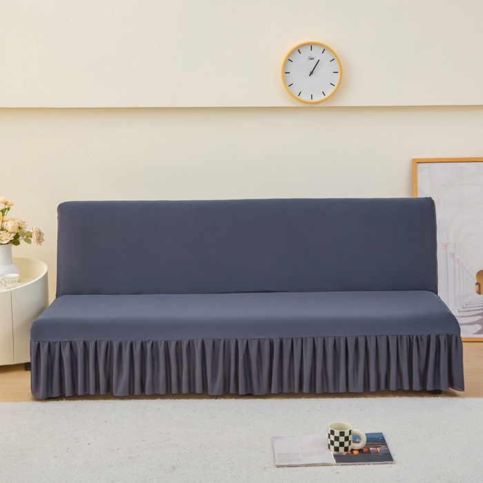 91家纺网 家纺一手货源 找家纺 （总）兴俪韵家纺 2025新款裙边款纯色无扶手沙发套