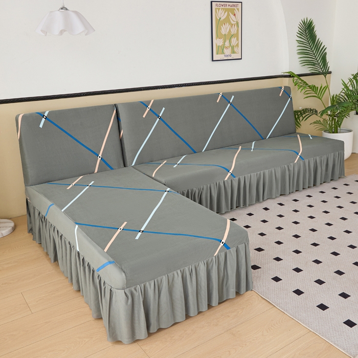 91家纺网 家纺一手货源 找家纺 （总）兴俪韵家纺 2025新款裙边图案沙发床套-贵妃