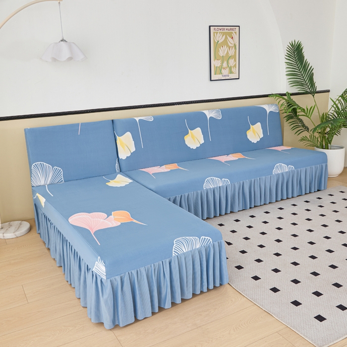 91家纺网 家纺一手货源 找家纺 （总）兴俪韵家纺 2025新款裙边图案沙发床套-贵妃