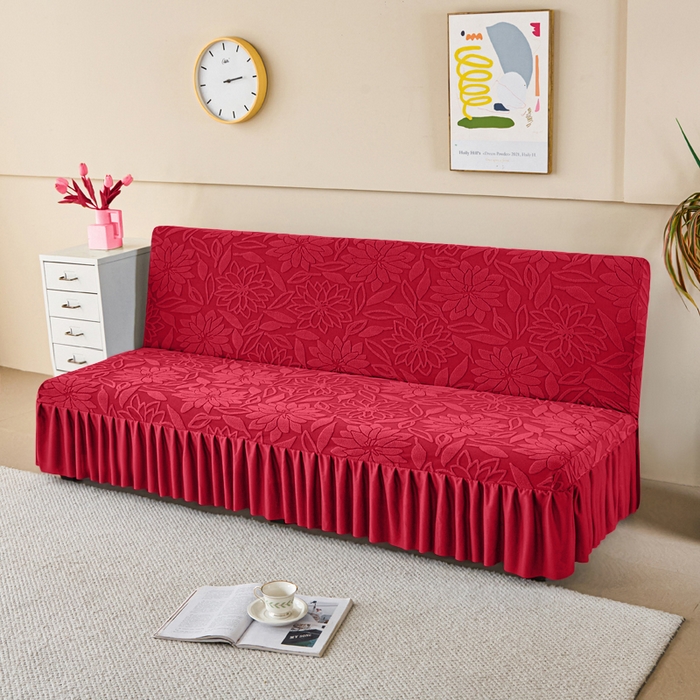 91家纺网 家纺一手货源 找家纺 （总）兴俪韵家纺 2025新款裙边款太阳花无扶手沙发套