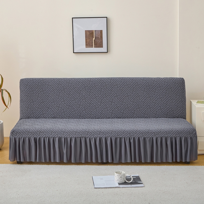 91家纺网 家纺一手货源 找家纺 （总）兴俪韵家纺 2025新款裙边款非字格无扶手沙发套