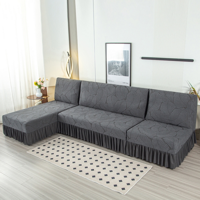 91家纺网 家纺一手货源 找家纺 （总）兴俪韵家纺 2025新款大枫叶大无扶手弹力全包沙发套