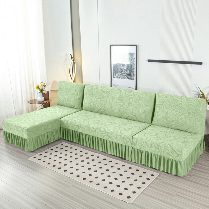 91家纺网 家纺一手货源 找家纺 （总）兴俪韵家纺 2025新款大枫叶大无扶手弹力全包沙发套