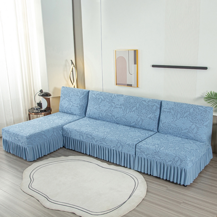 91家纺网 家纺一手货源 找家纺 （总）兴俪韵家纺 2025新款太阳花大无扶手弹力全包沙发套