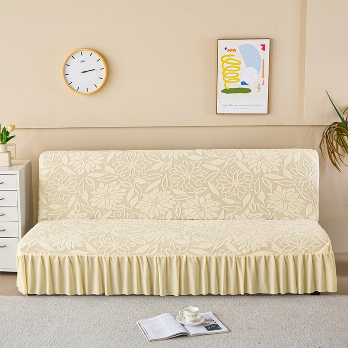 91家纺网 家纺一手货源 找家纺 （总）兴俪韵家纺 2025新款裙边款太阳花无扶手沙发床套