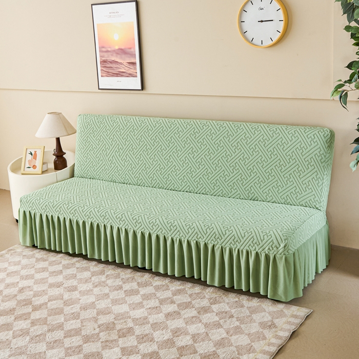 91家纺网 家纺一手货源 找家纺 （总）兴俪韵家纺 2025新款裙边款非字格无扶手沙发床套