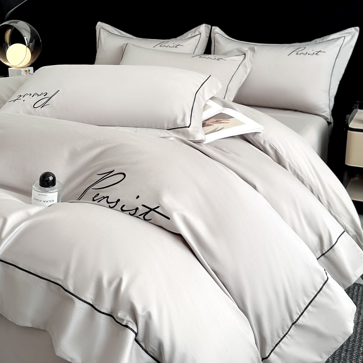 91家纺网 家纺一手货源 找家纺 （总）【控价】新方向 2026新款刺绣全棉100s贡缎长绒棉四件套-持之以恒