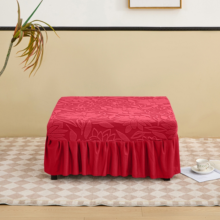 91家纺网 家纺一手货源 找家纺 （总）兴俪韵家纺 2025新款沙发太阳花脚踏脚蹬套