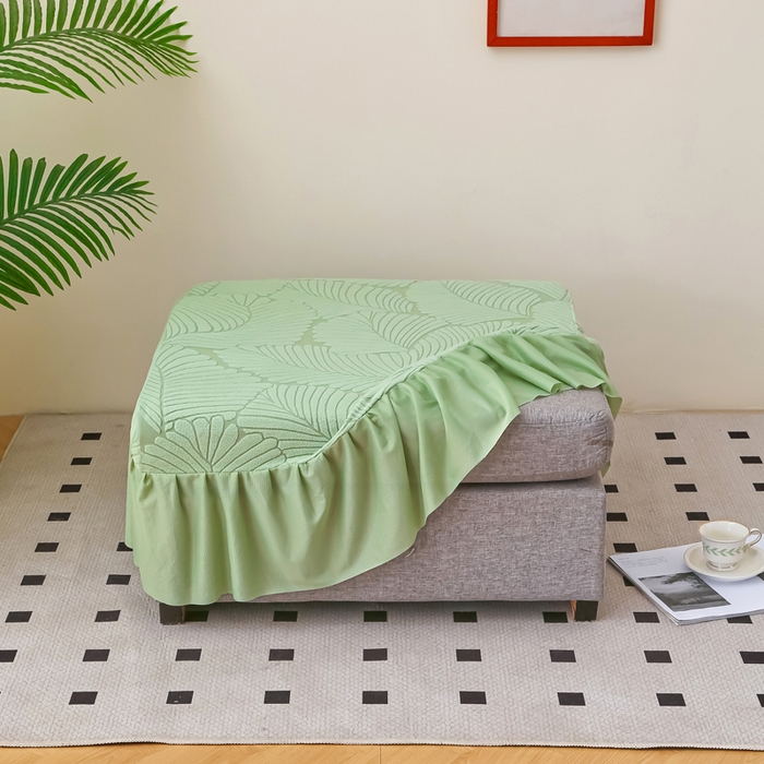 91家纺网 家纺一手货源 找家纺 （总）兴俪韵家纺 2025新款沙发大枫叶脚踏脚蹬套