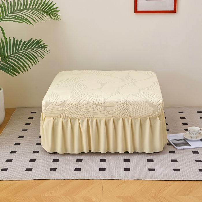 91家纺网 家纺一手货源 找家纺 （总）兴俪韵家纺 2025新款沙发大枫叶脚踏脚蹬套