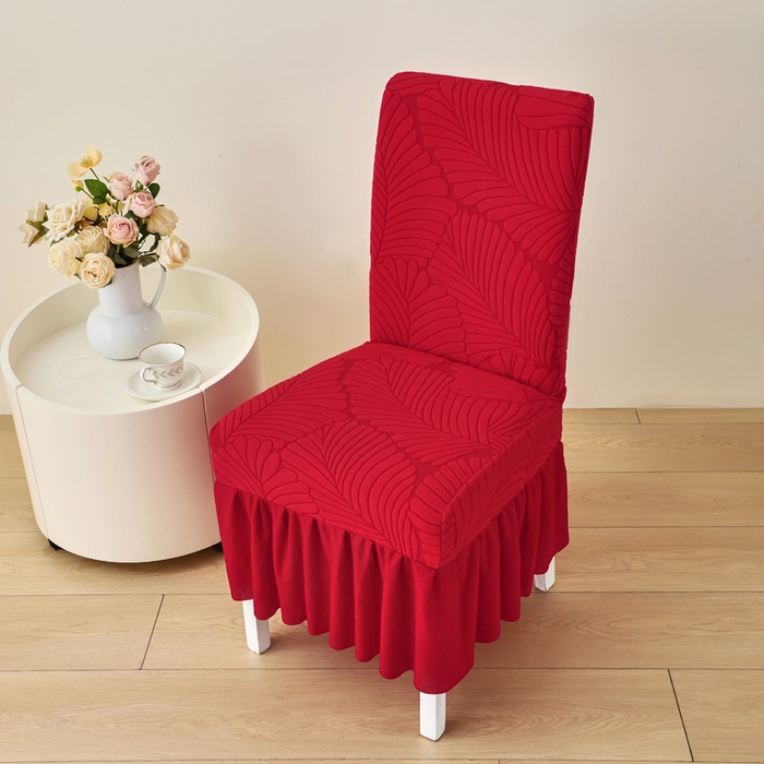 91家纺网 家纺一手货源 找家纺 （总）兴俪韵家纺 2025新款裙边大枫叶椅子套