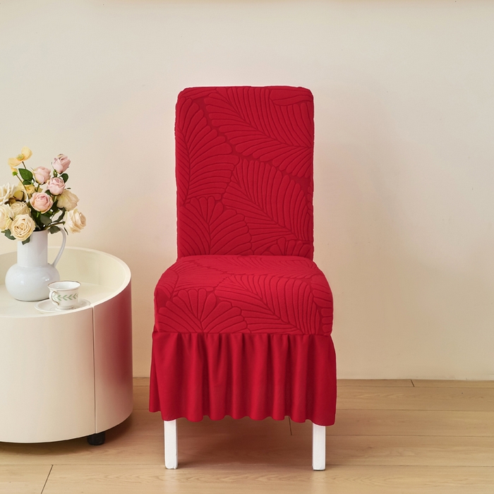 91家纺网 家纺一手货源 找家纺 （总）兴俪韵家纺 2025新款裙边大枫叶椅子套