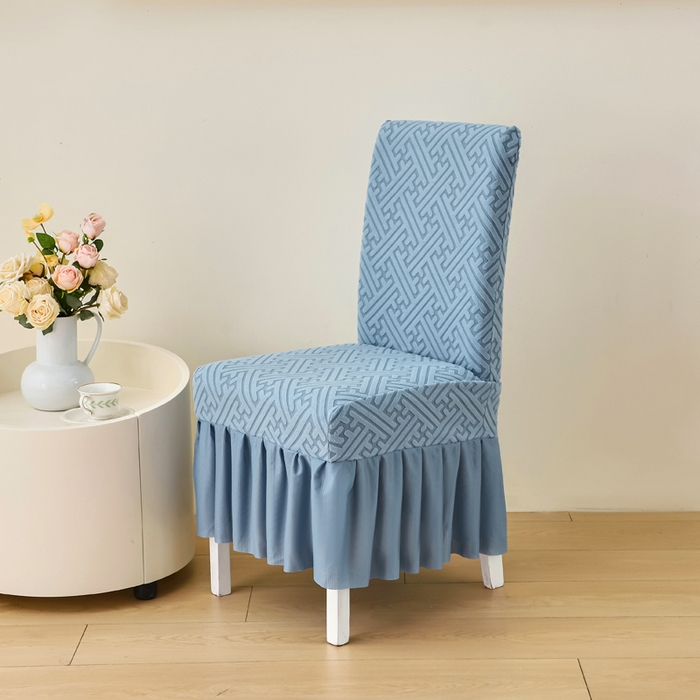 91家纺网 家纺一手货源 找家纺 （总）兴俪韵家纺 2025新款裙边非字格椅子套