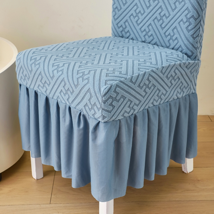 91家纺网 家纺一手货源 找家纺 （总）兴俪韵家纺 2025新款裙边非字格椅子套