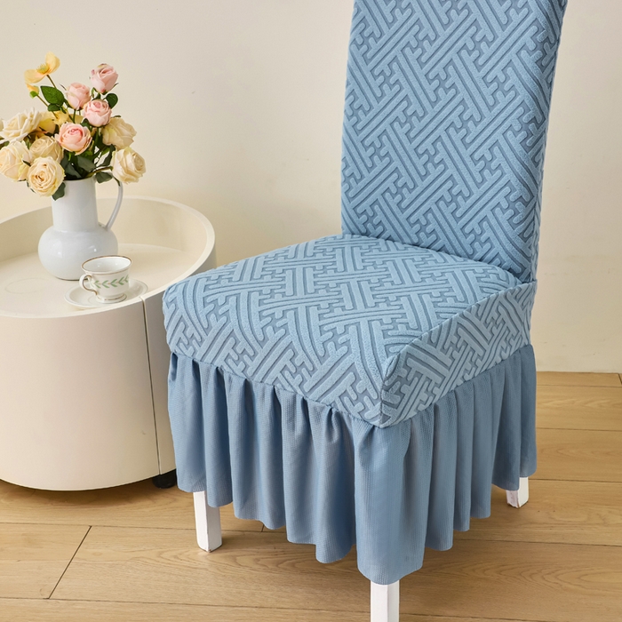 91家纺网 家纺一手货源 找家纺 （总）兴俪韵家纺 2025新款裙边非字格椅子套