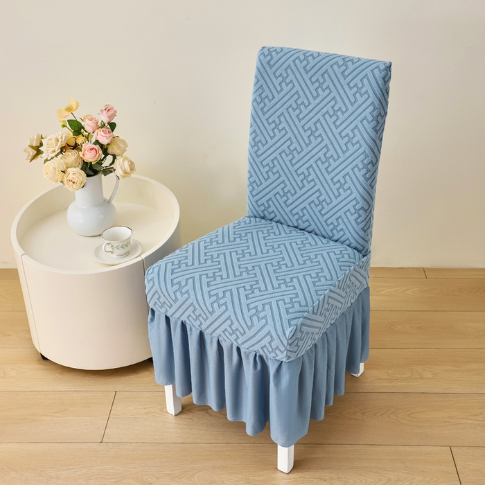 91家纺网 家纺一手货源 找家纺 （总）兴俪韵家纺 2025新款裙边非字格椅子套