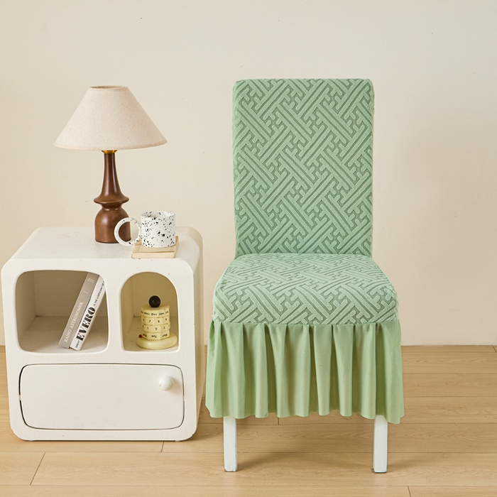 91家纺网 家纺一手货源 找家纺 （总）兴俪韵家纺 2025新款裙边非字格椅子套