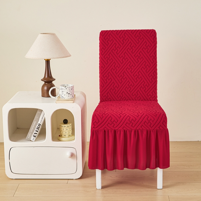 91家纺网 家纺一手货源 找家纺 （总）兴俪韵家纺 2025新款裙边非字格椅子套