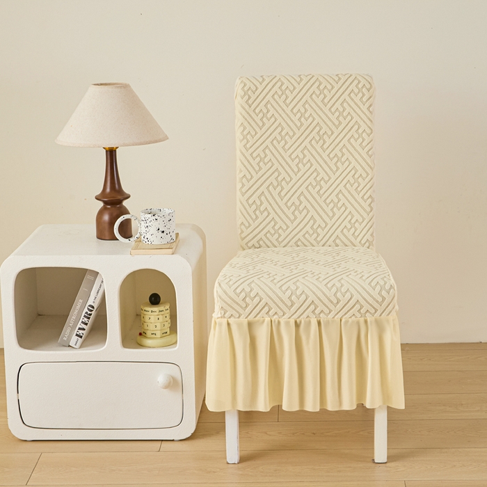 91家纺网 家纺一手货源 找家纺 （总）兴俪韵家纺 2025新款裙边非字格椅子套