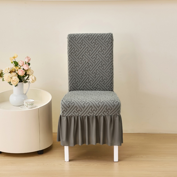 91家纺网 家纺一手货源 找家纺 （总）兴俪韵家纺 2025新款裙边非字格椅子套